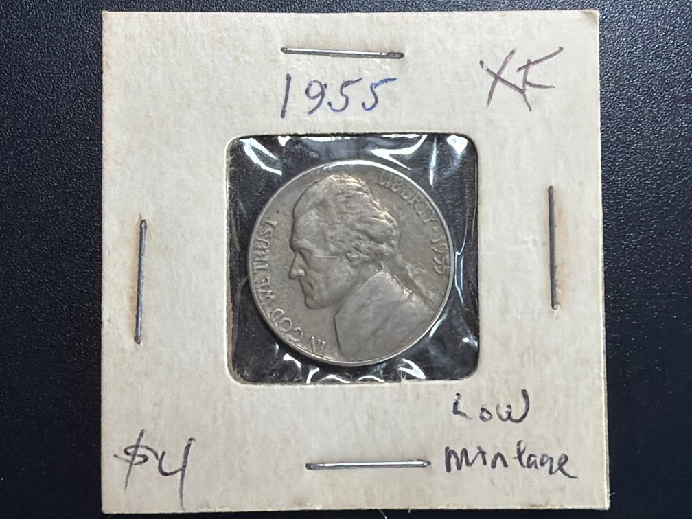 1955 P Jefferson Nickel
