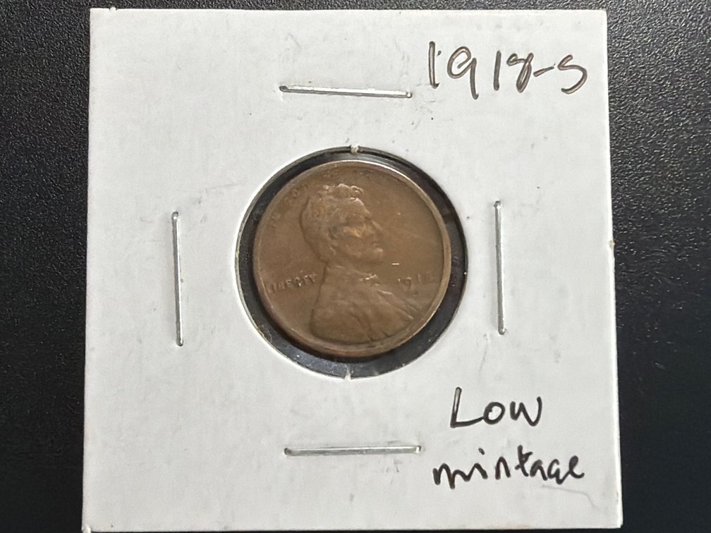 1918 S Wheat Cent