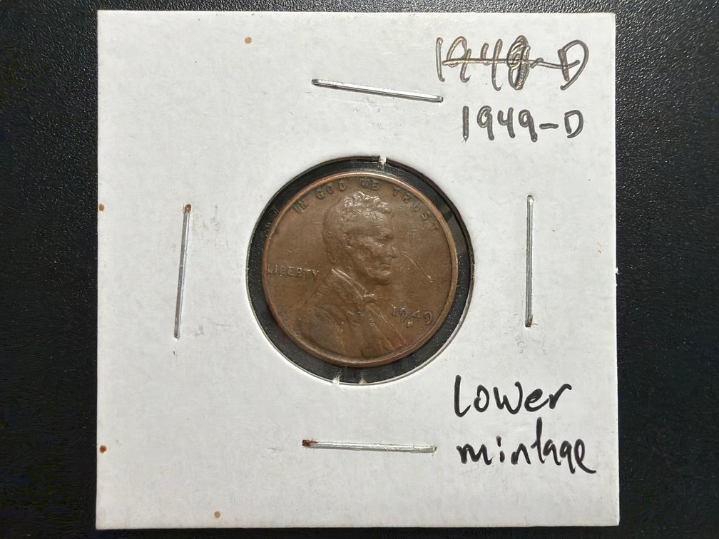 1949 D Wheat Cent
