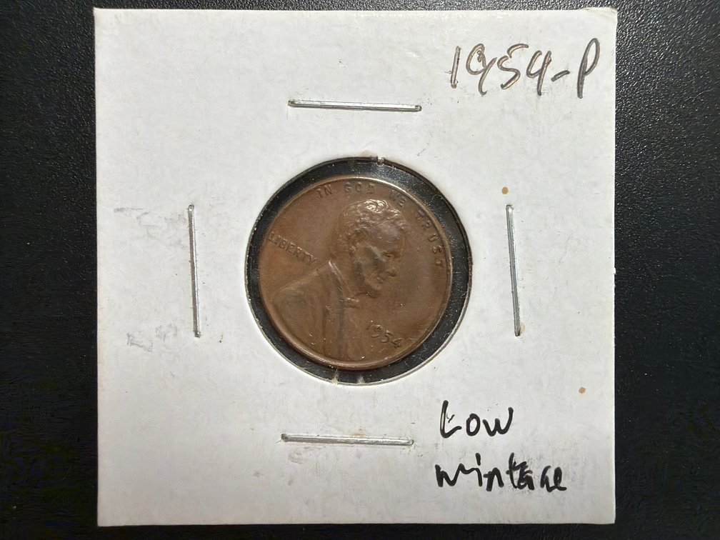 1954 P Wheat Cent