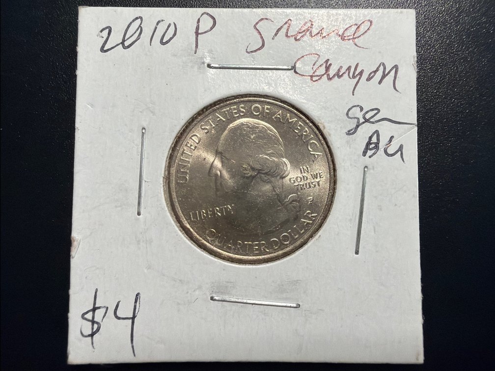 2010 P Grand Canyon National Park America Quarter