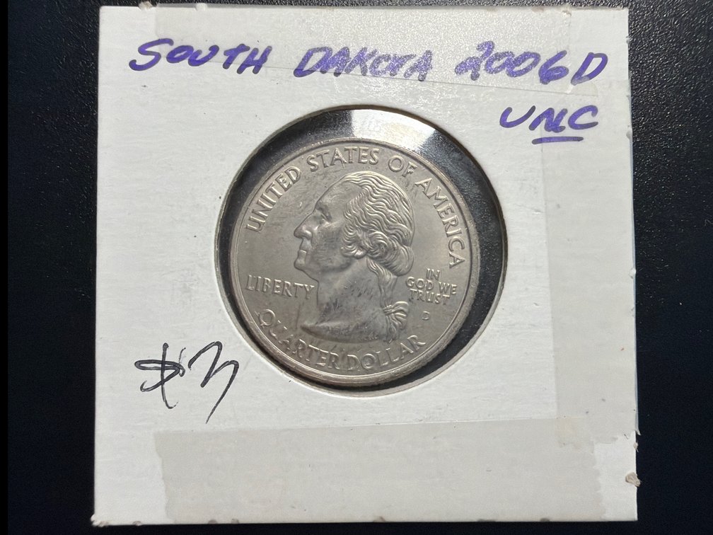 2006 D South Dakota State Quarter