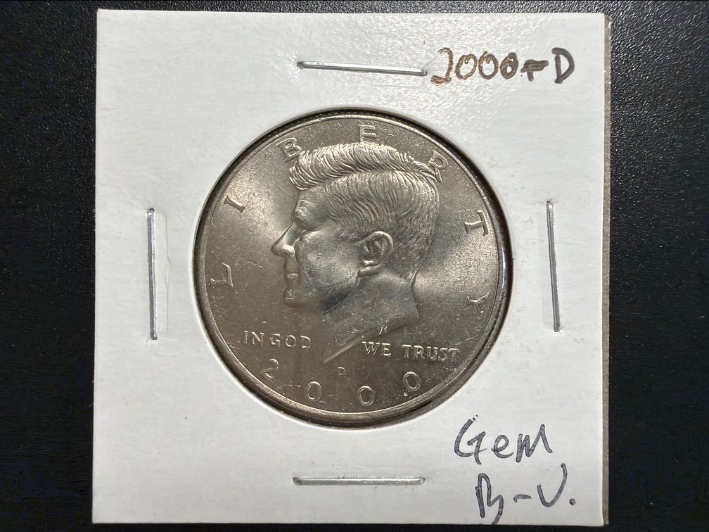 2000 D Kennedy Half Dollar