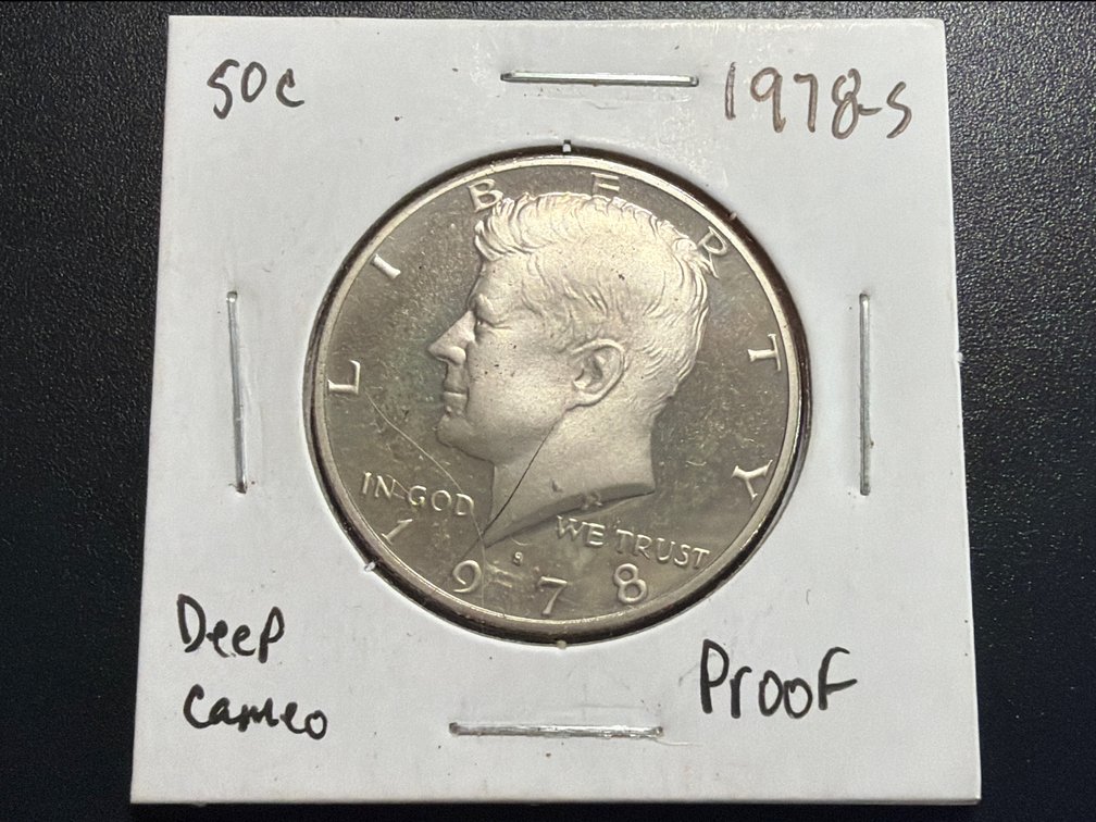 1978 S Proof Kennedy Half Dollar Deep Cameo