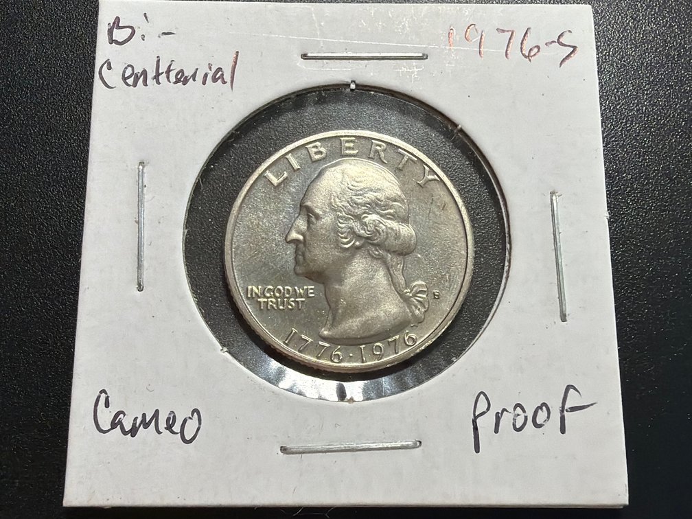 1976 S proof Washington Quarter
