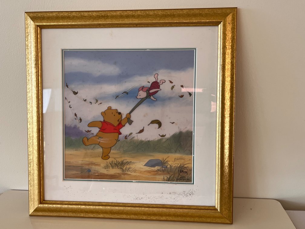 Framed Disney Sericel "Fall Flight"