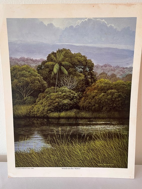 Curtis Wilson Cost Print "Wind on the Water"