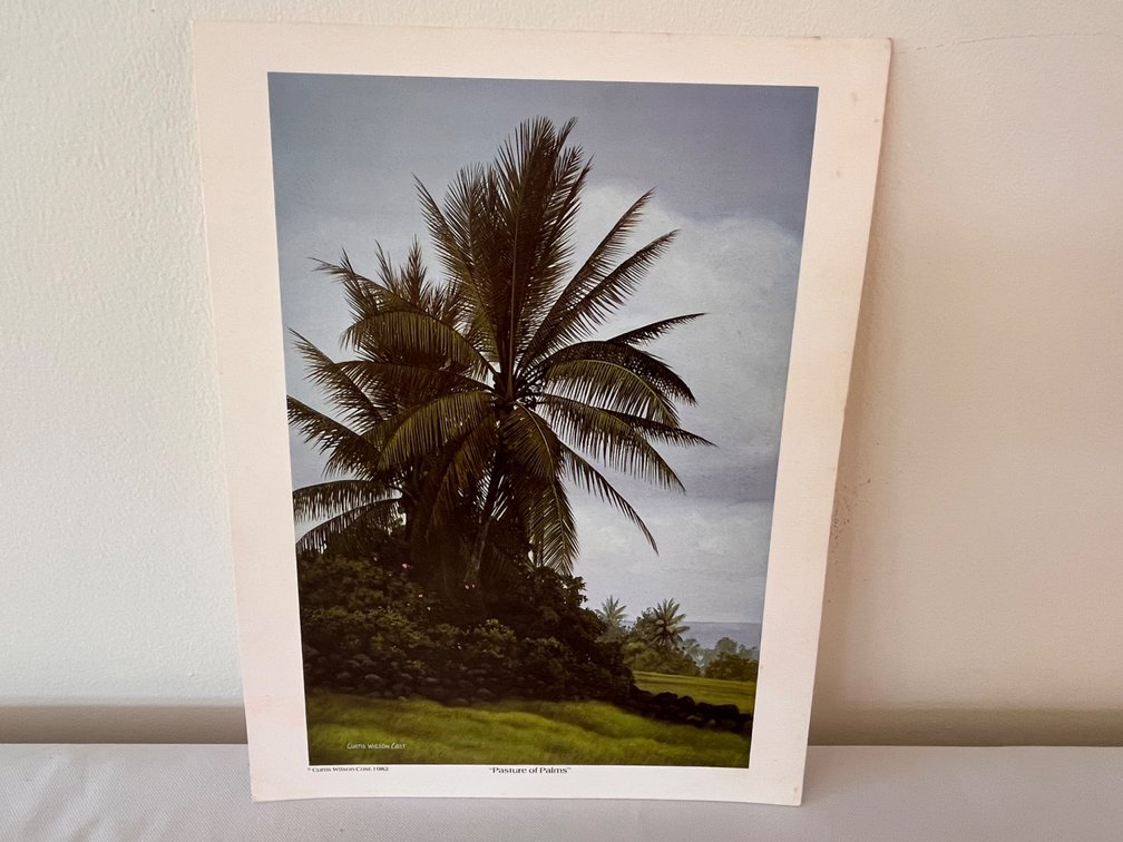 Curtis Wilson Cost Print "Pasture of Palms"