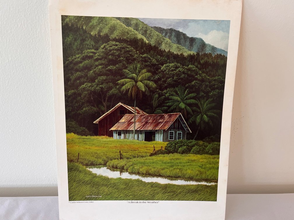 Curtis Wilson Cost Print "A Break in the Weather"