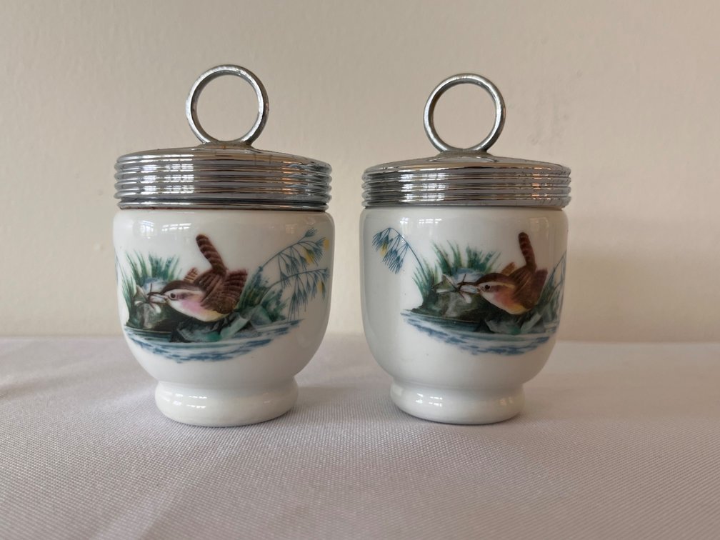 Pair or Royal Worcheaster Egg Coddlers