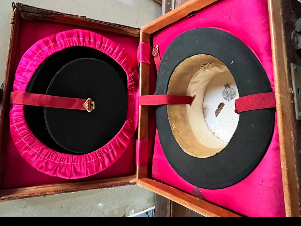 Two HistoricTophats in Traveling.Box
