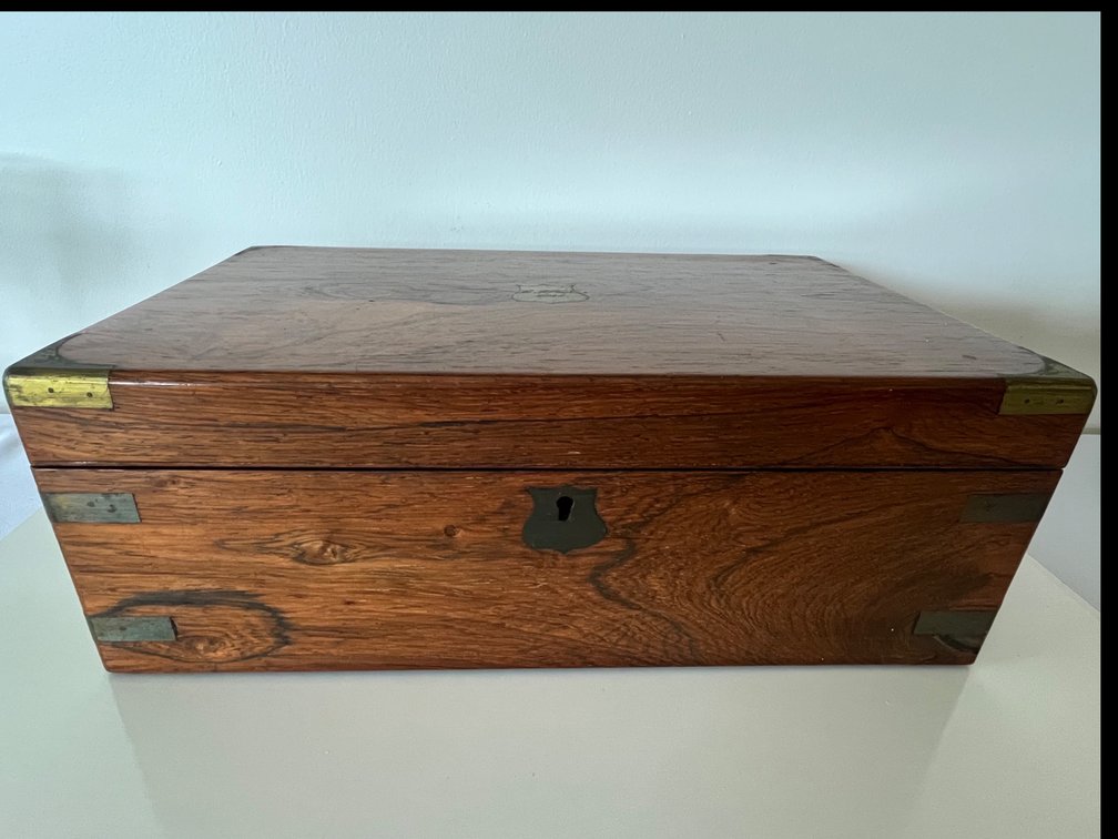 Antique Campaign Travel Desk