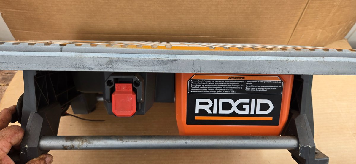 New Tile cutting table needs shaft nut