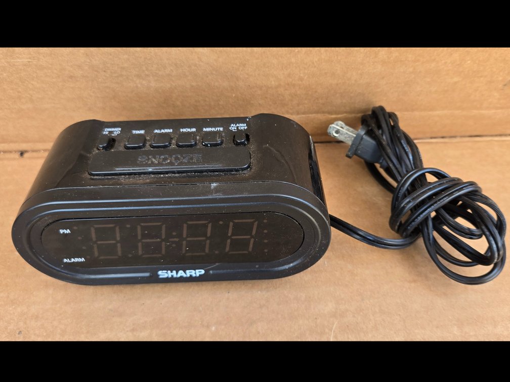 Sharp alarm clock