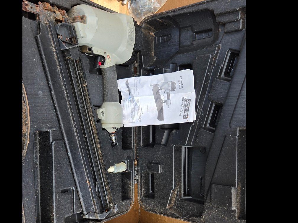Porter Cable round head nail gun like new