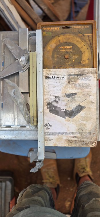 7" Wet Tile Saw w/ new diamond blade