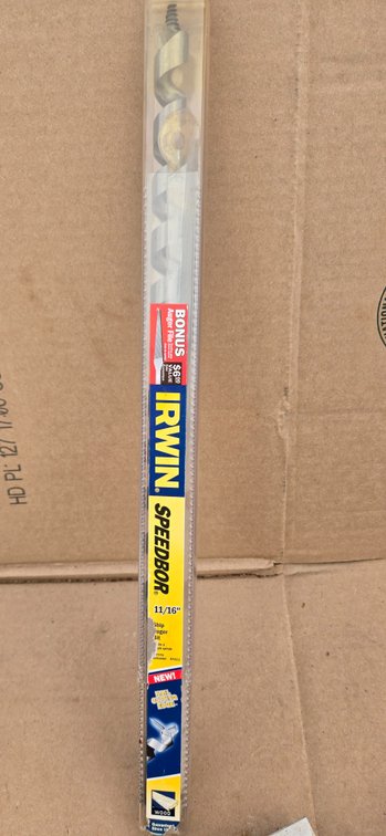 Speed bor 11/16" long bit NEW