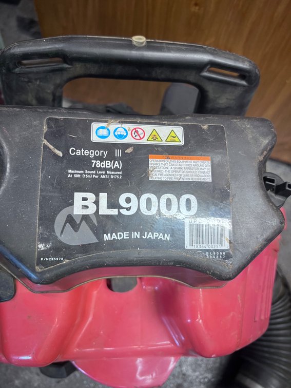 Backpack blower 