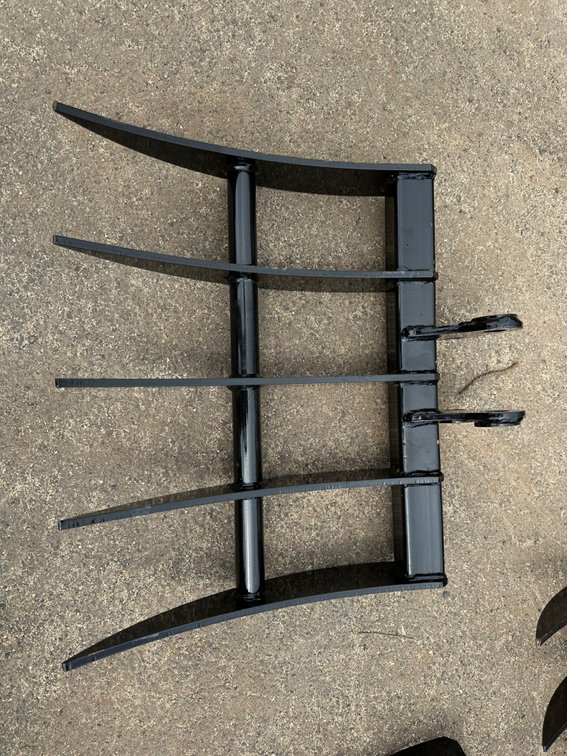 Mini Excavator Grapple Rake Attachment