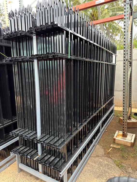 (X's 22) 10ft Wrought Iron Fence Panels – 220 Ft Total