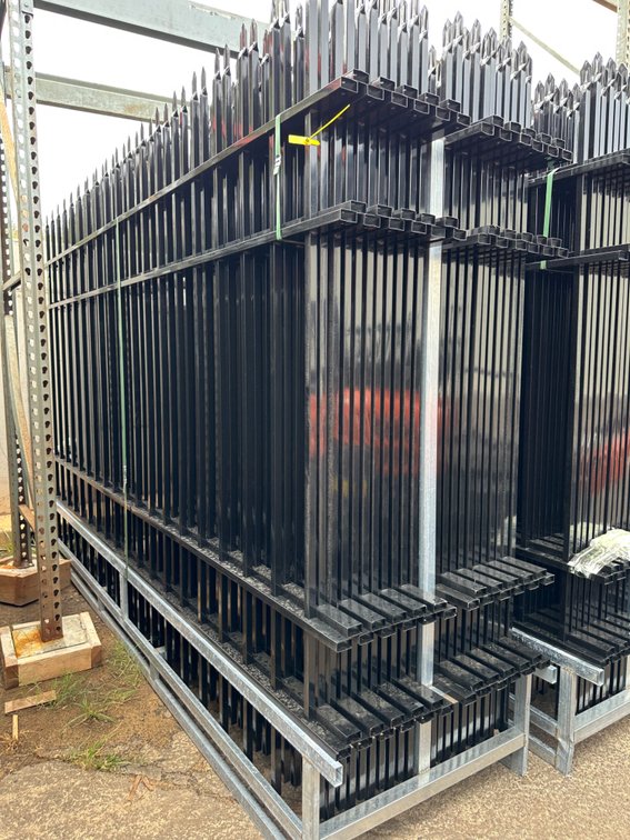 (X's 22) 10ft Wrought Iron Fence Panels – 220 Ft Total