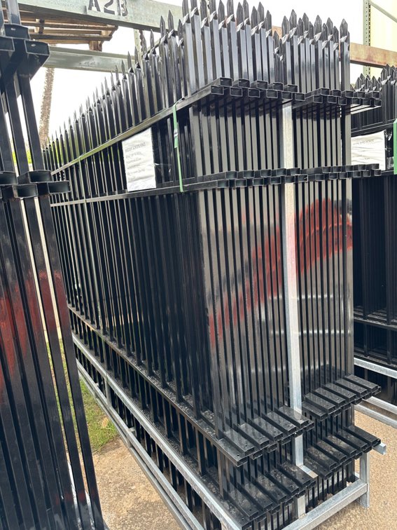 (X's 22) 10ft Wrought Iron Fence Panels – 220 Ft Total