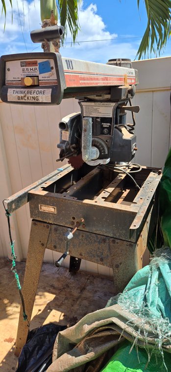 RADIAL ARM. Sears Craftsman 10" Radial arm saw