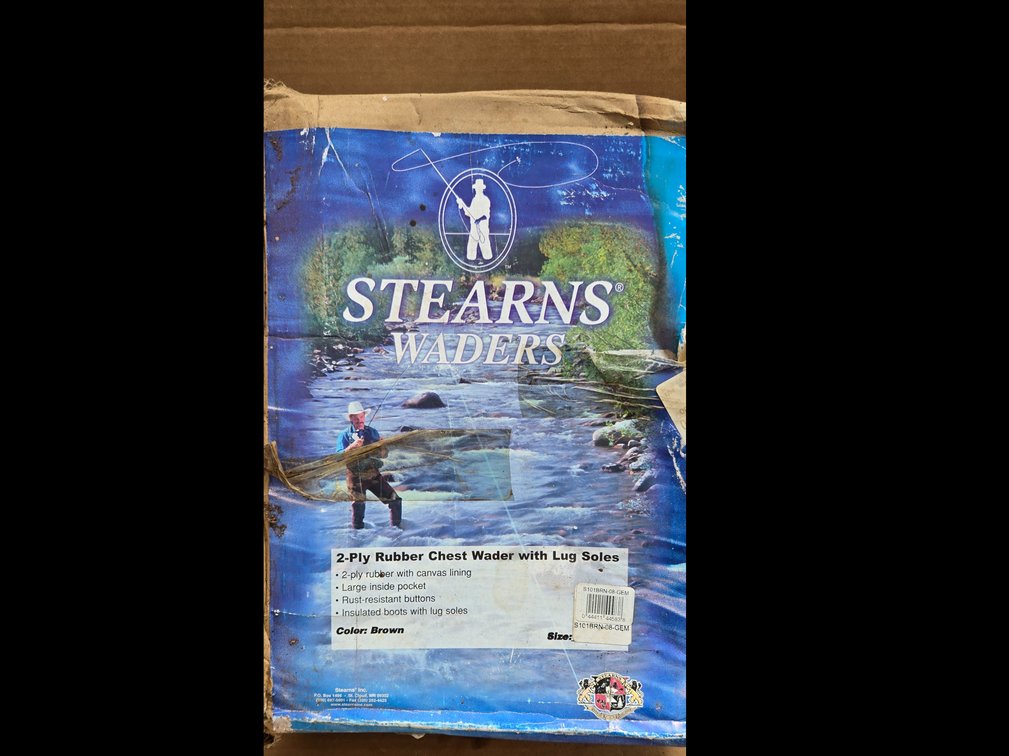 STEARNS WADERS NEW