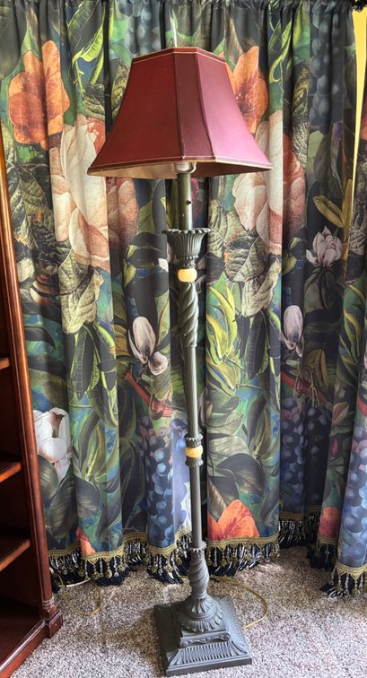 Tall Ornate Floor Lamp