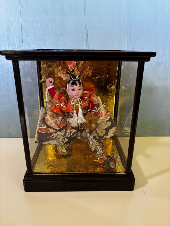 Made on Japan Doll in Glass Case