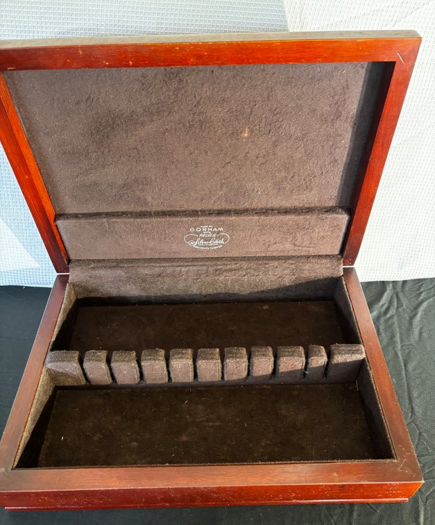 Gorham Vintage 1950 Silver Flatware Chest