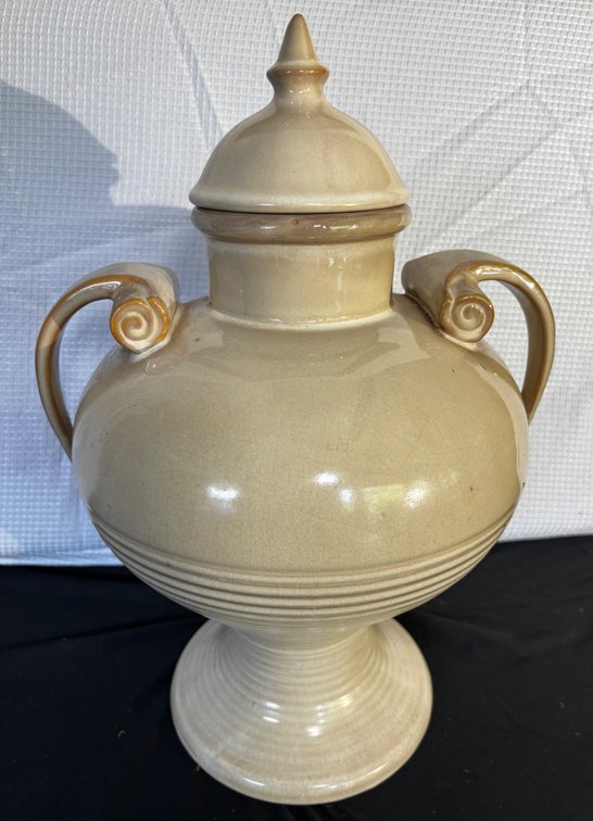 Lidded Ceramic Vase