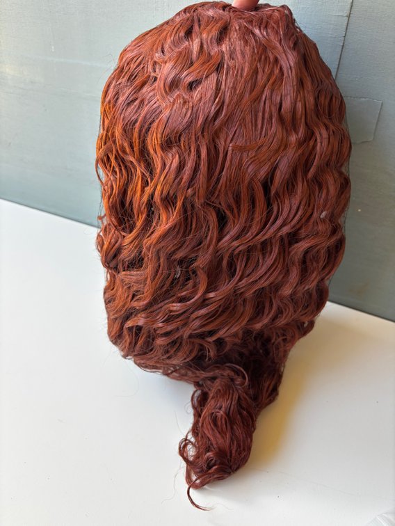 Curly Auburn Wig