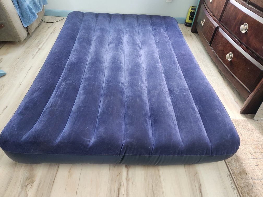 Intex Double Air Mattress and Hand Pump