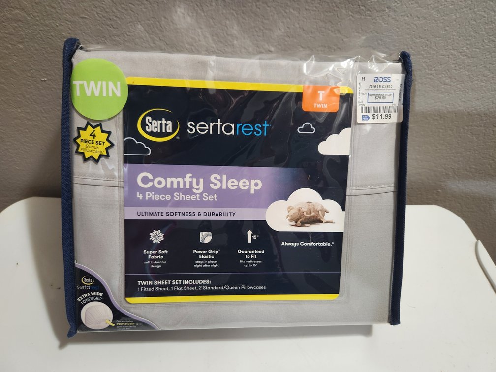 Serta Unopened Twin Sheet Set