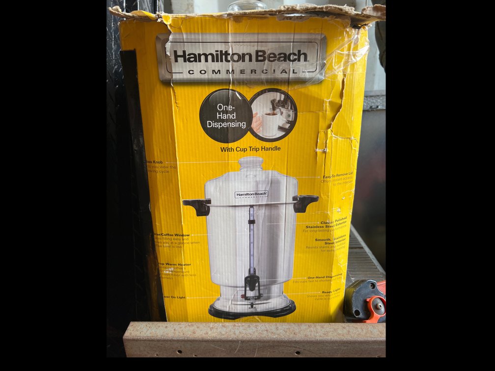 Hamilton coffee pot