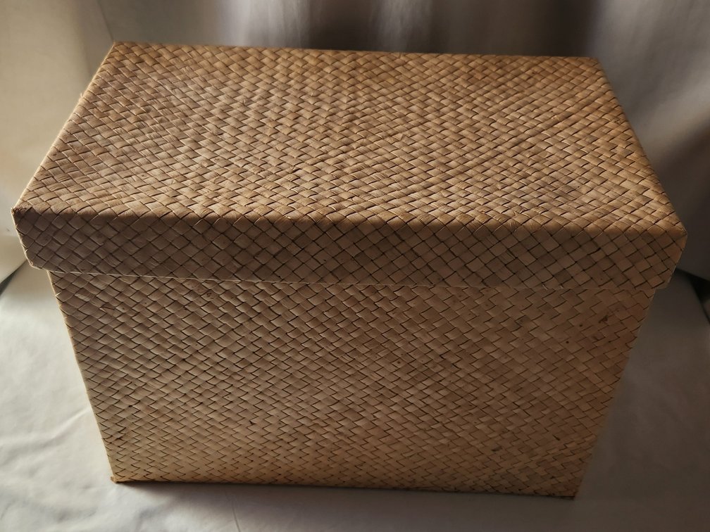 Pandan File Box with Handles
