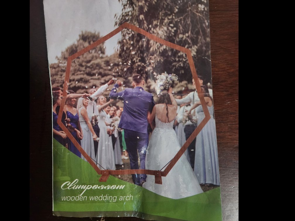 7 Sided Wooden Wedding Arch