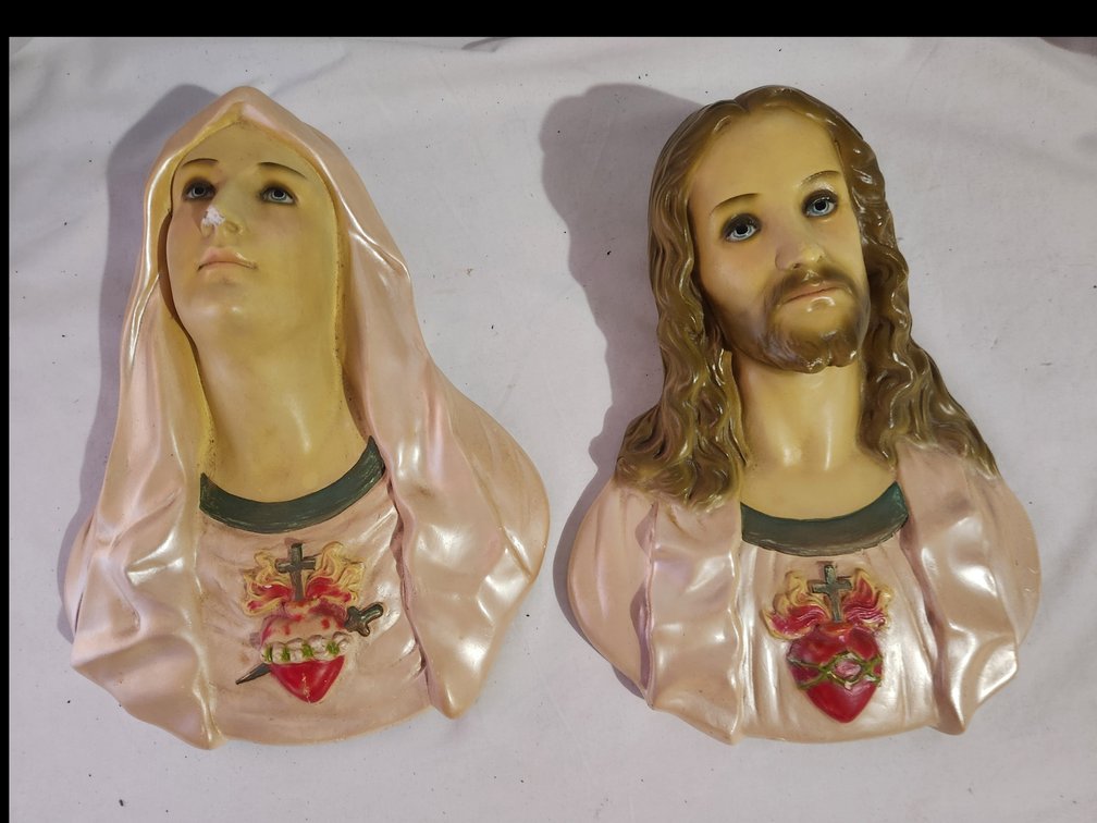 1949 A. Nutti Sacred Heart Plaster Molds