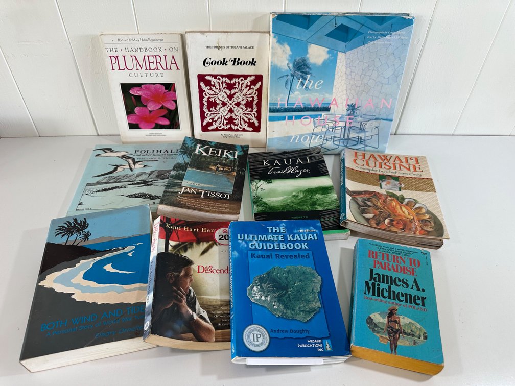 Collection of Hawaii & Island Lifestyle Books