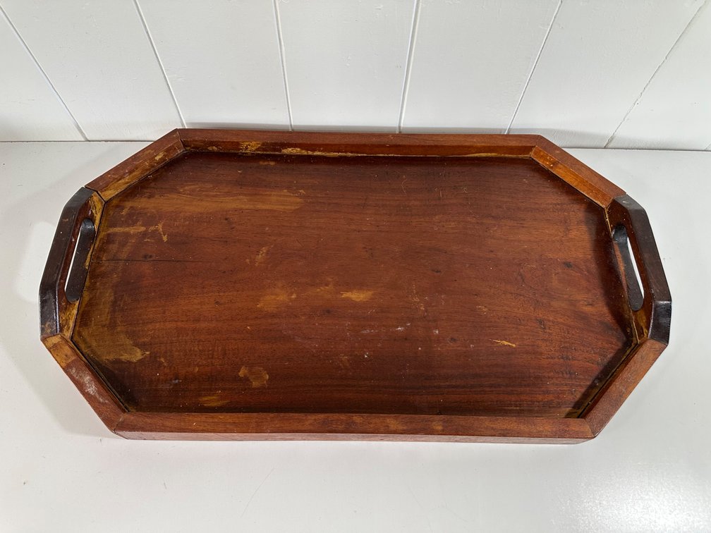 Vintage Wooden Serving Tray