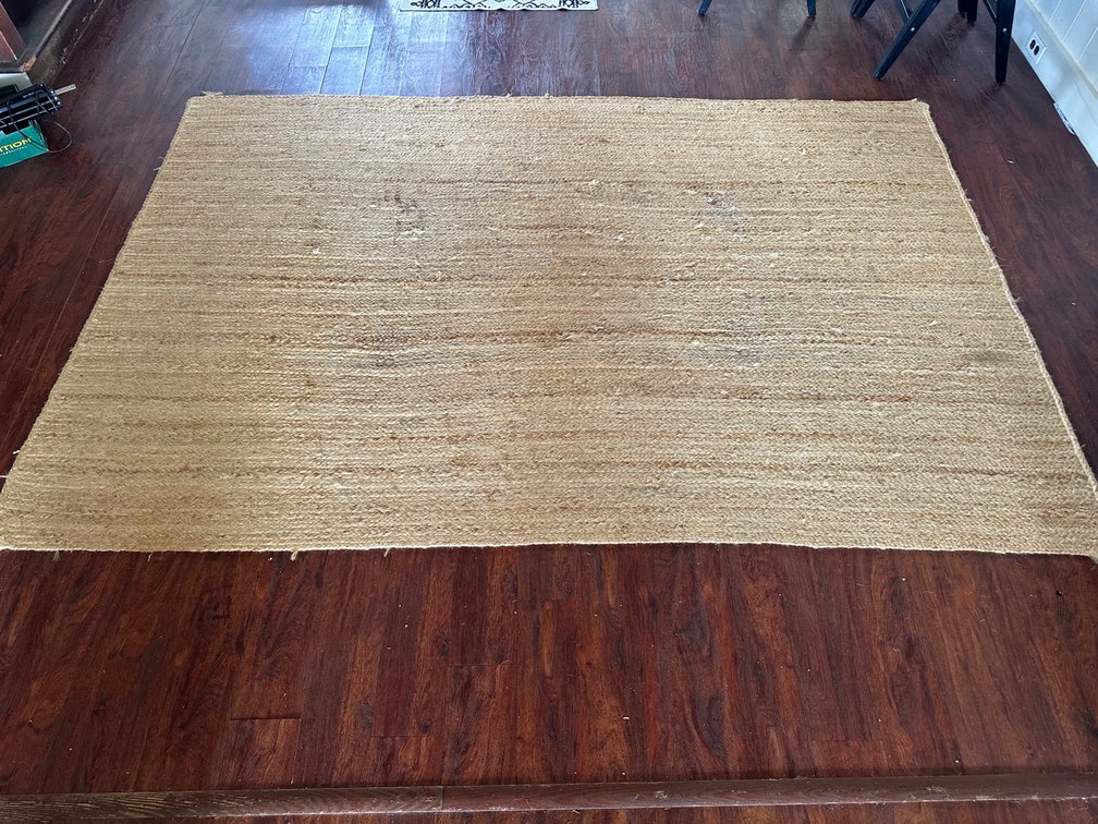 6ft X 9ft Woven Jute Rug