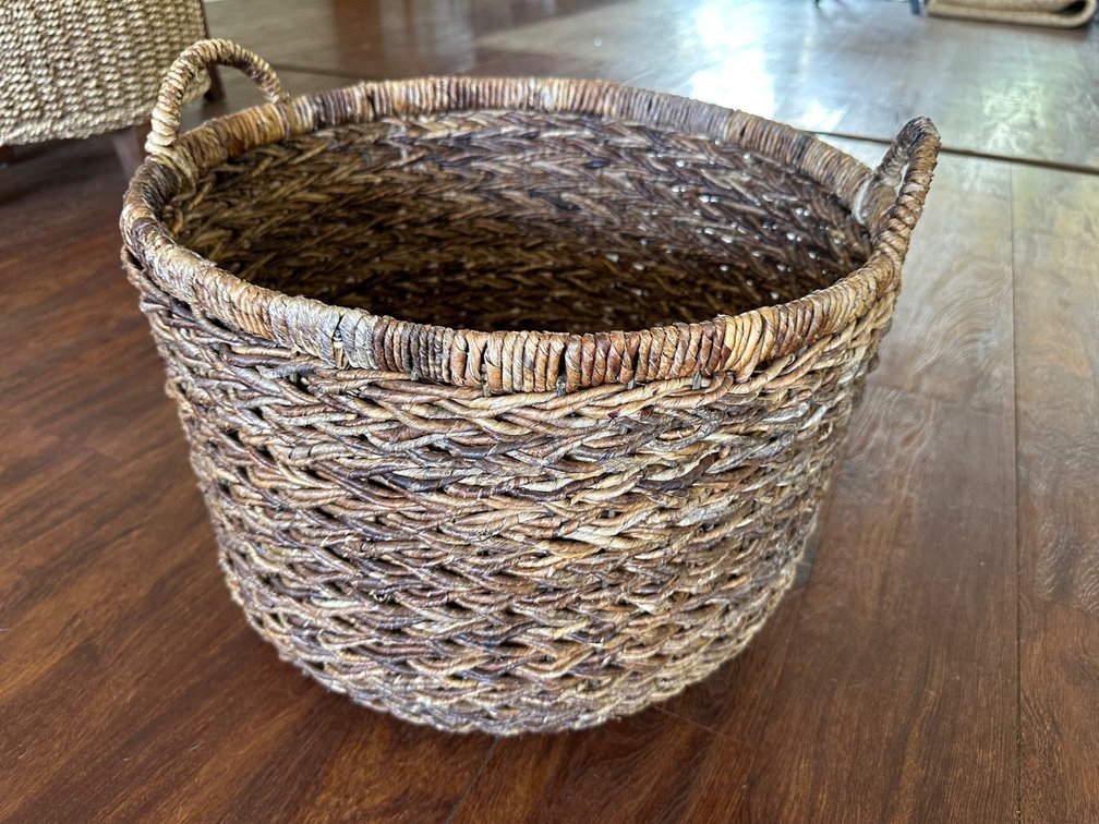 Round Woven Storage Basket