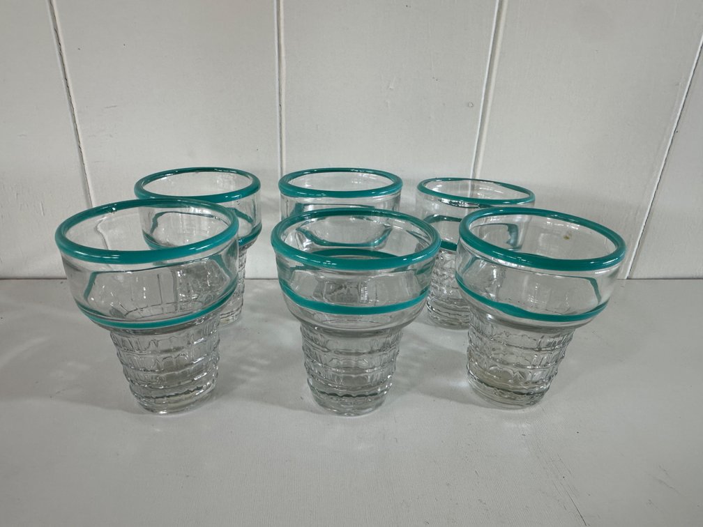 Mexican Handblown Glasses – Set of 6