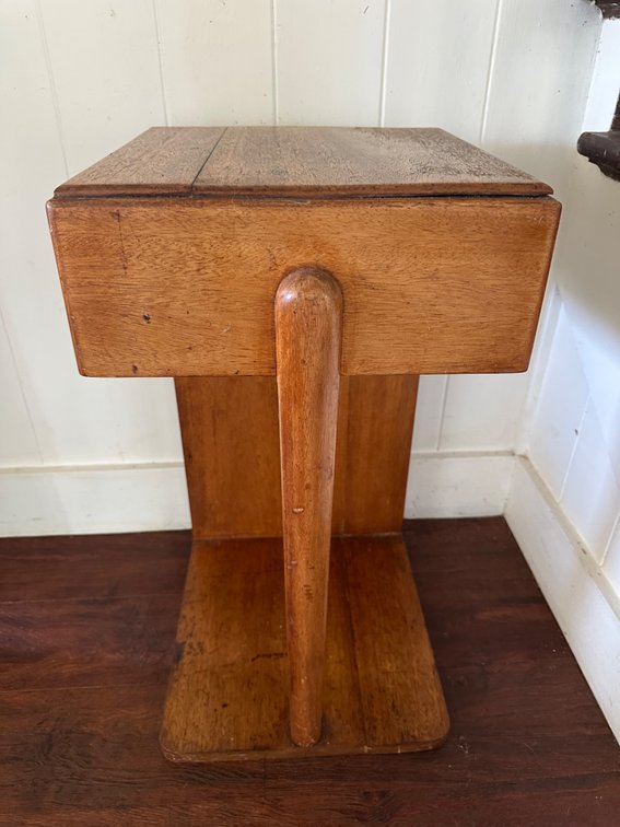 Vintage Solid Wood Accent Side Table