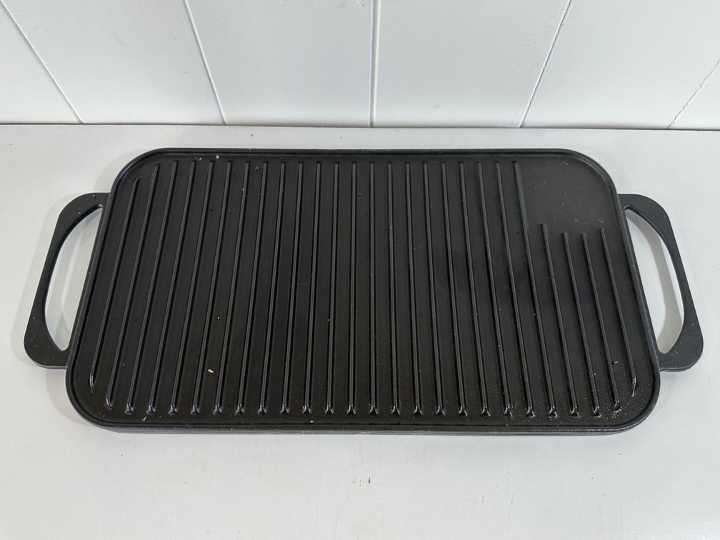 Cast Iron Reversible Grill & Griddle Pan