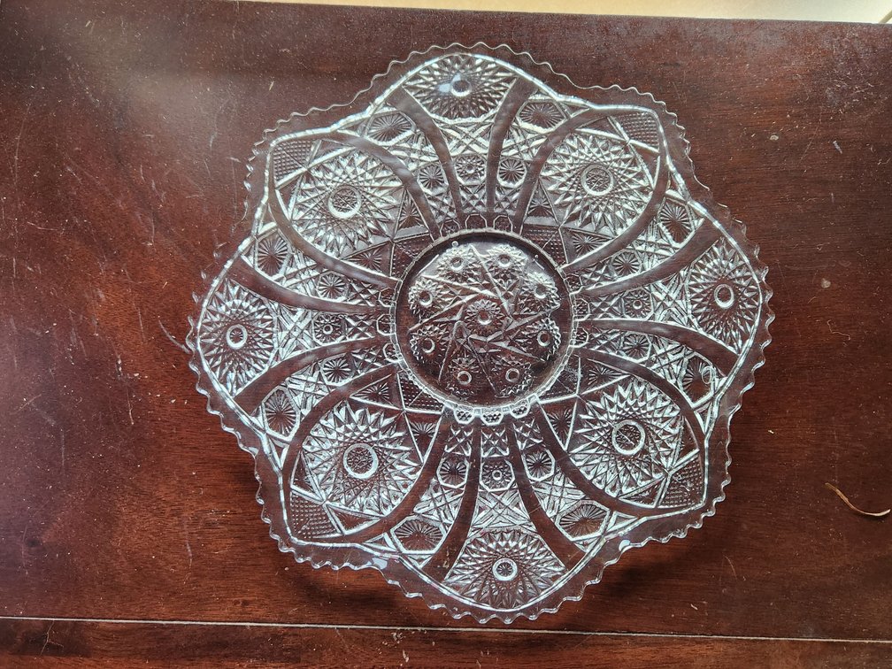 Imperial Glass Bellaire Plate