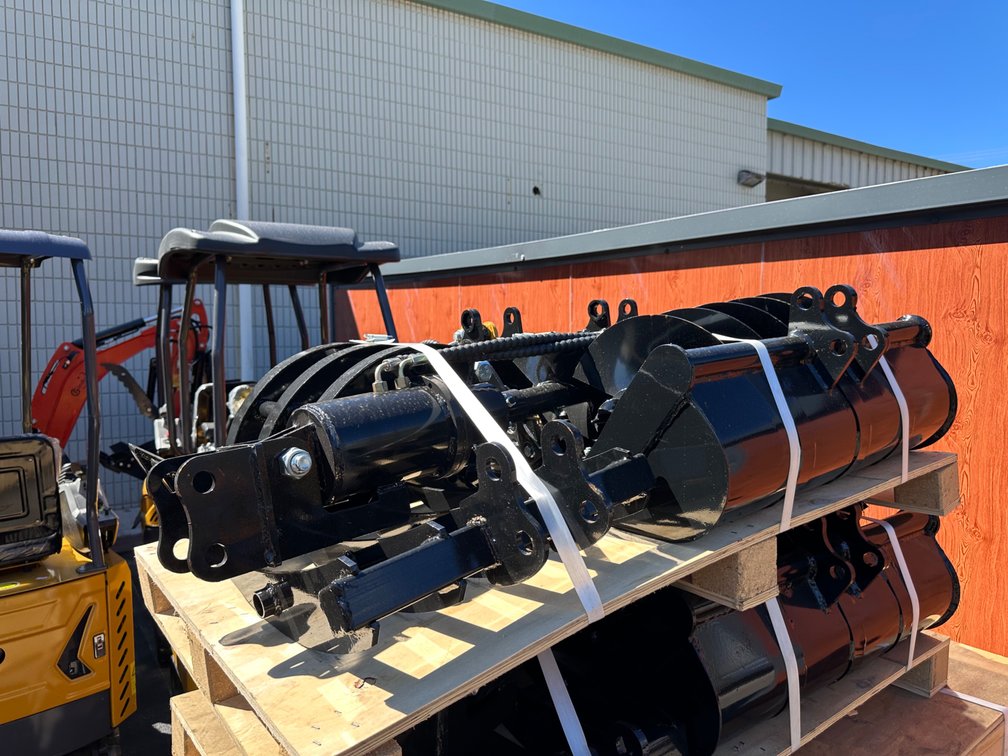 (X's 9) Mixed Lot of Mini Excavator / Skid Steer Attachments
