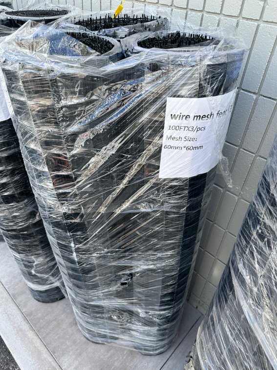 (X's 3) Wire Mesh Fence 100FT Each, 60mm x 60mm Mesh Size
