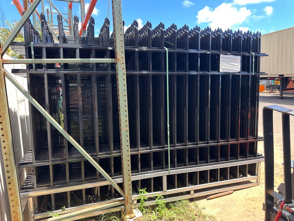 (X's 30) 10ft Wrought Iron Fence Panels – 300 Ft Total